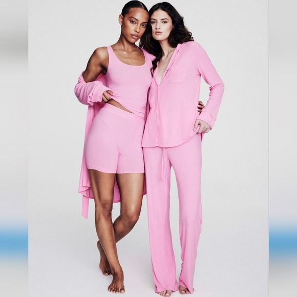 SKIMS Soft Lounge Sleep Pajama Set, NEW, Extra Small - Picture 4 of 5